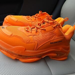 Balenciaga Orange Sneakers